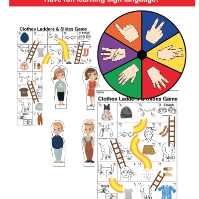 Clothes Ladders & Slides Game