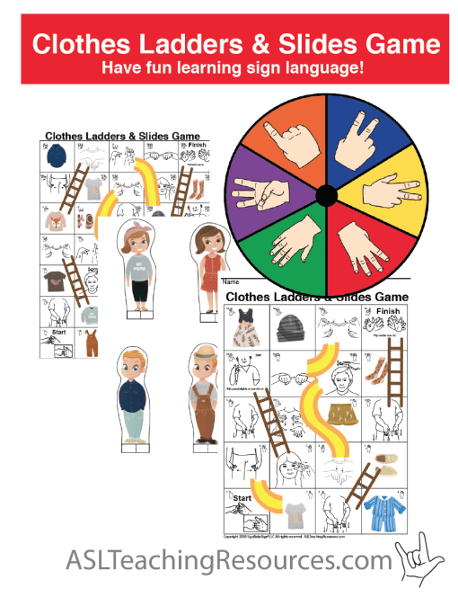 Clothes Ladders & Slides Game