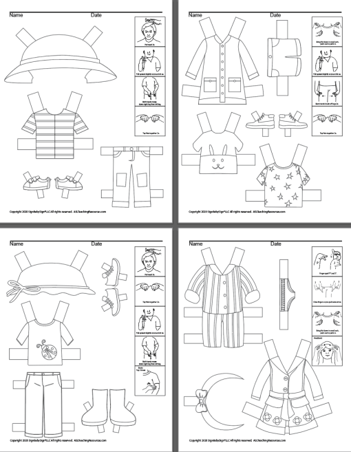 Clothes Paper Dolls - Image 5