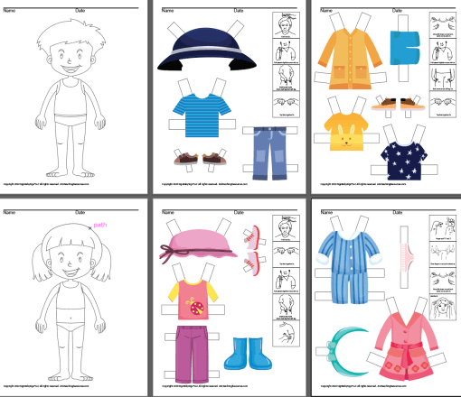 Clothes Paper Dolls - Image 4