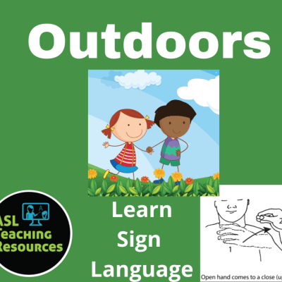 Outdoors Printable Flashcards