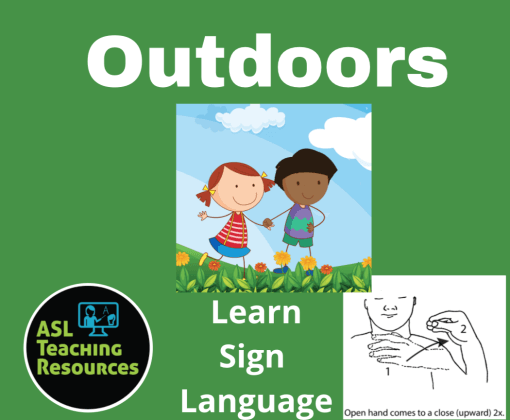 Outdoors Printable Flashcards
