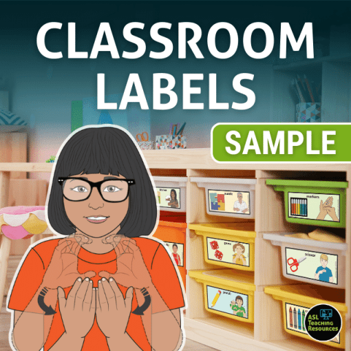 Classroom Supply Labels Sample