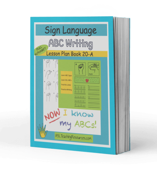 ABC Activity Writing - Lesson Plan Book 20 A