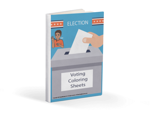 Voting Coloring Sheets
