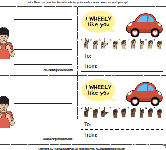 Valentine Car Cards