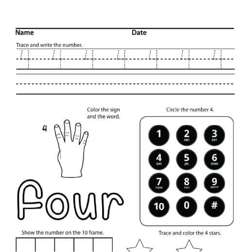 Numbers Practice 1-10 Set - Image 3