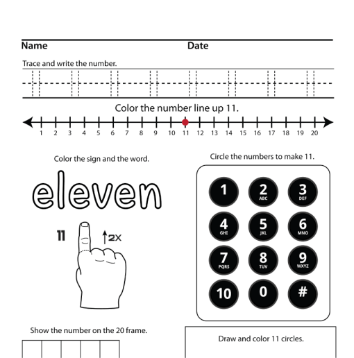 Numbers Practice 11-20 Set - Image 2