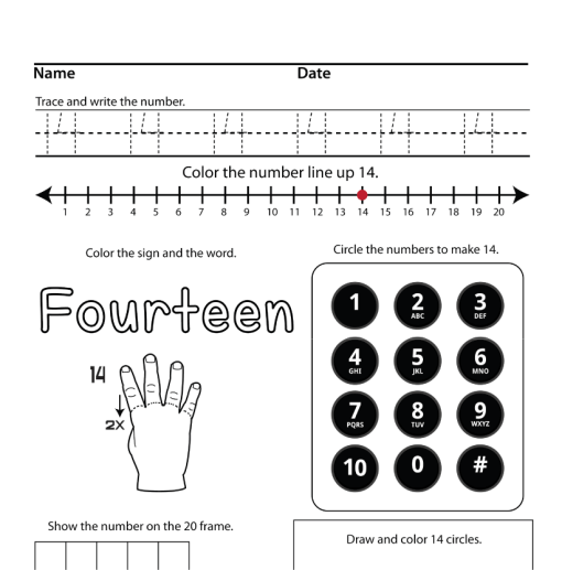 Numbers Practice 11-20 Set - Image 3