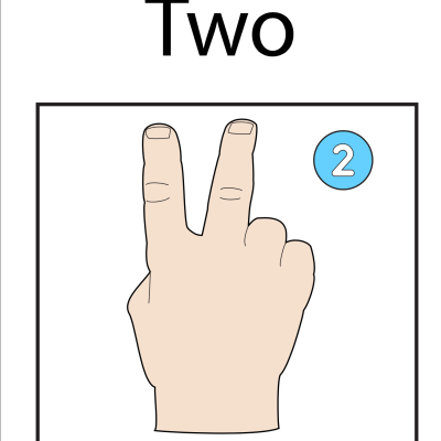 Numbers Coloring Sheets & Wall Charts Light Skin - 2
