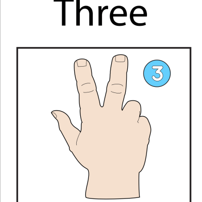 Numbers Coloring Sheets & Wall Charts Light Skin - 3
