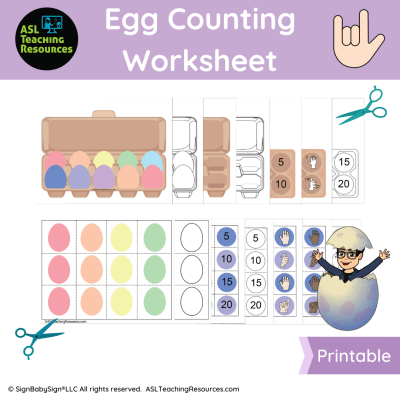 Counting Eggs - Number Practice 1-20