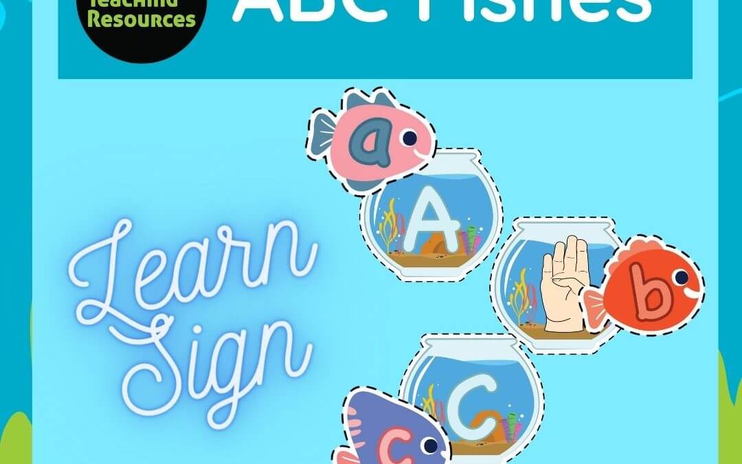 Alphabet Matching Game: Fishes