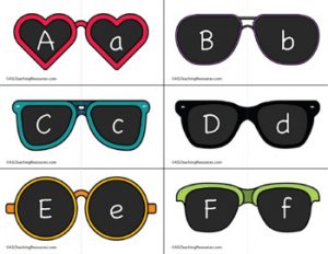 free printable alphabet matching games