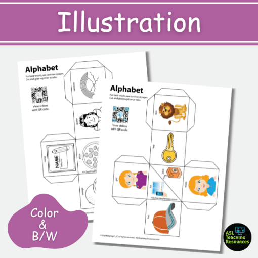 Games for Sign Language - Alphabet Dice - Image 3