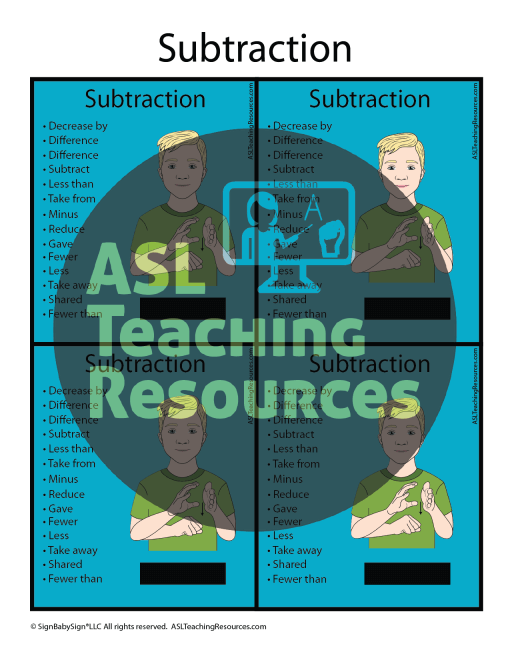 math-charts-subtraction