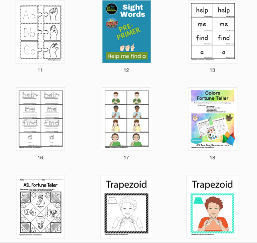 Sample photo of SPED teacher starter kit
