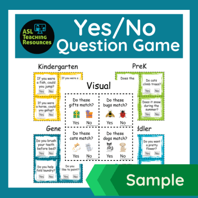 The Yes or No Question Game - Sample