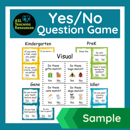 The Yes or No Question Game - Sample