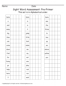 pre-primer-sight-words-assessment