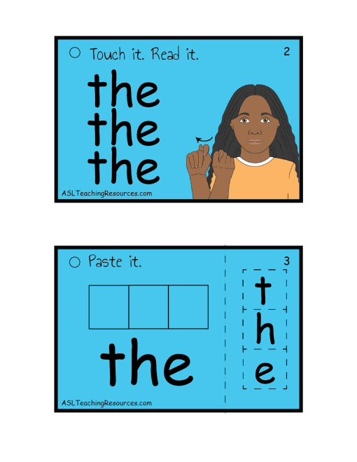 pre-primer-sight-word-the