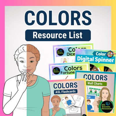 ASL Colors Resource List
