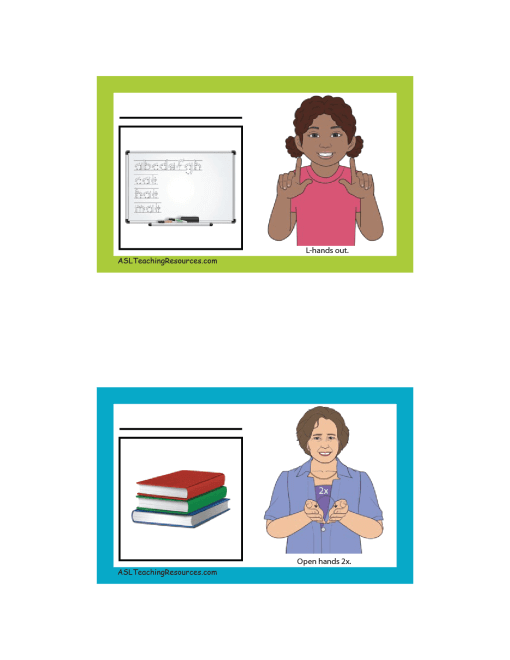 ASL Flashcards - Jobs (Sample) - Image 3