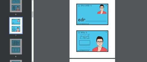 Sight Words - Flipbook RED - Image 4
