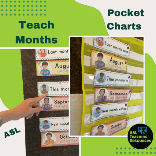 ASL Calendar Pocket Chart