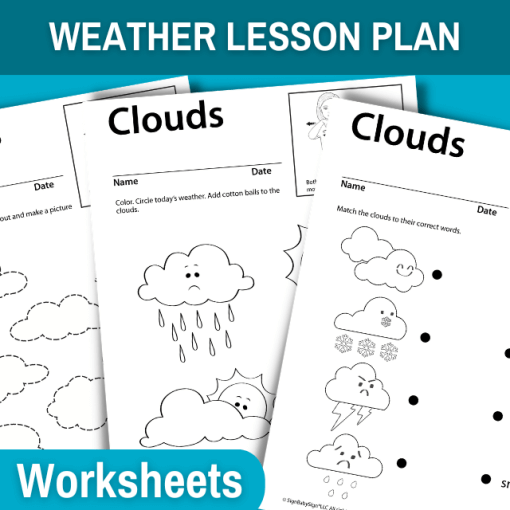 Clouds Weather Lesson - ASL - Image 3