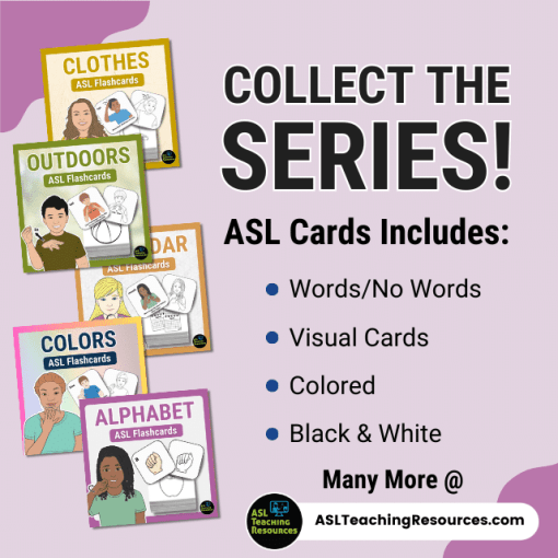 Alphabet Sign Language Flashcards - Image 4
