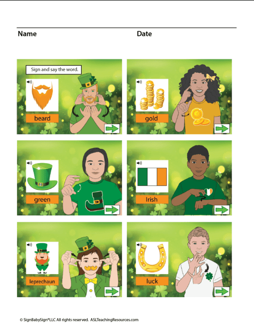 St. Patrick's Day Vocabulary Part 1 - Image 2