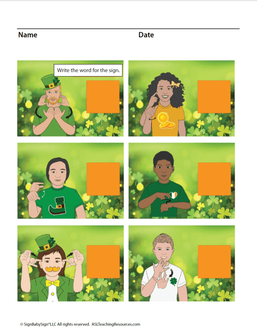 St. Patrick's Day Vocabulary Words Part 2 - Image 4