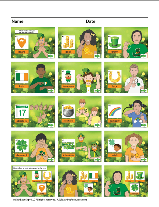 St. Patrick's Day Vocabulary Part 1 - Image 4