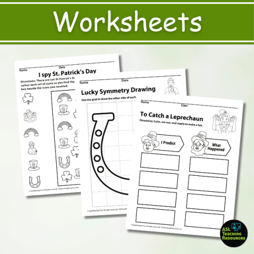 St. Patrick's Day Activity Sheets - Image 3