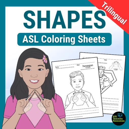 Shapes Coloring Sheets