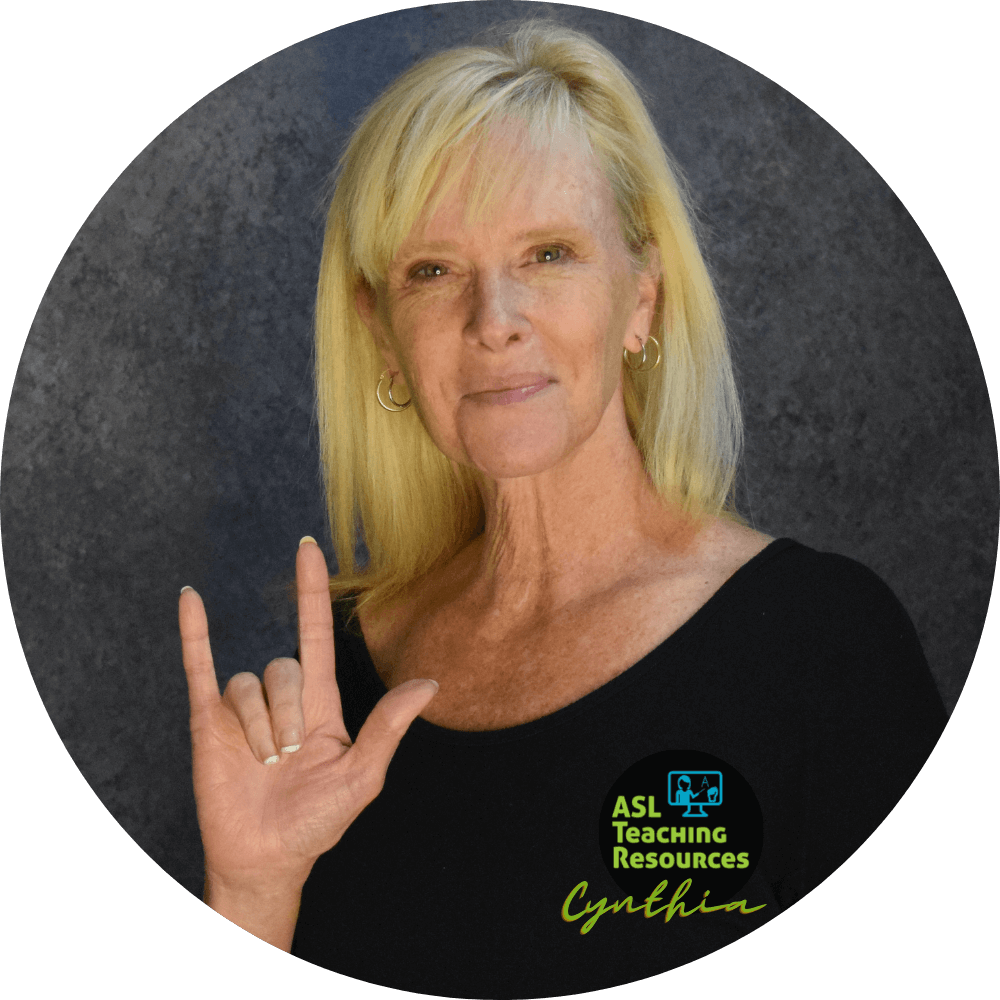 Cynthia Long Circle Image, woman, blonde hair, black shirt