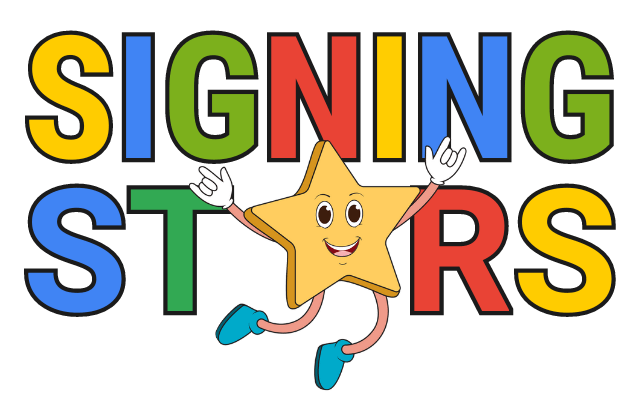 Signing Stars Icon Signing Stars Icon