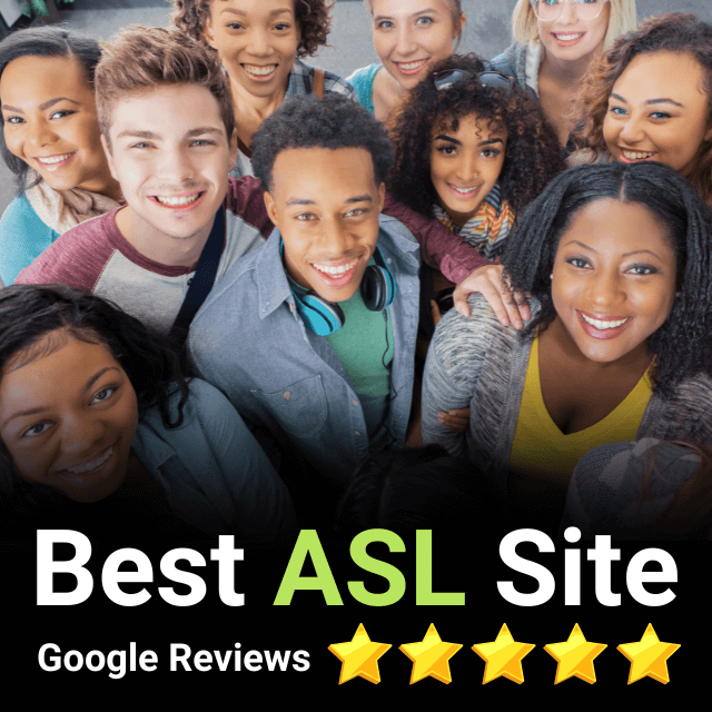 best asl site when your looking for help - american sign language. 5 stars google reviews