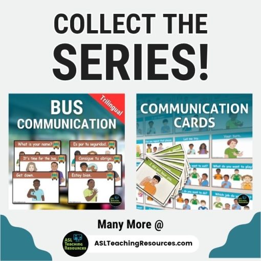 Collect the series! Sign Language Communication - Conversation Basic Sentences Cards