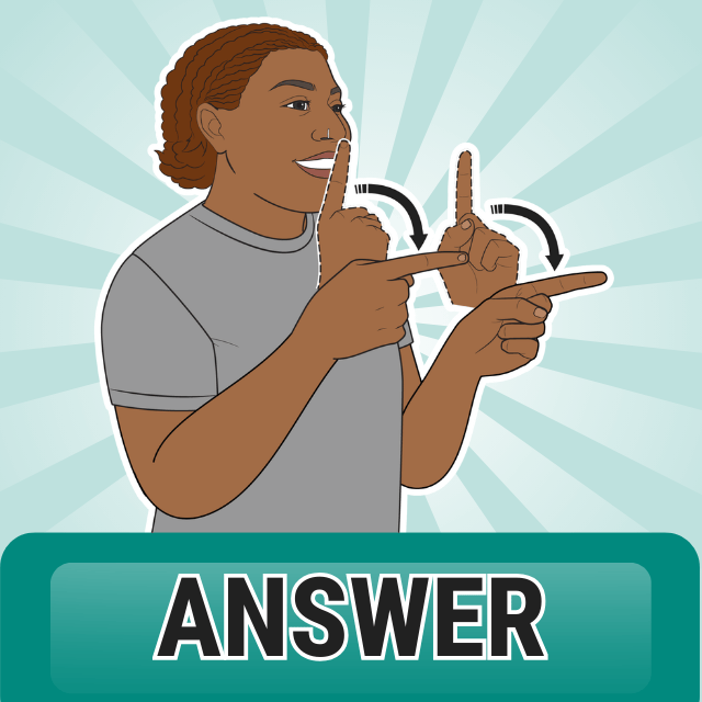 answer sign language