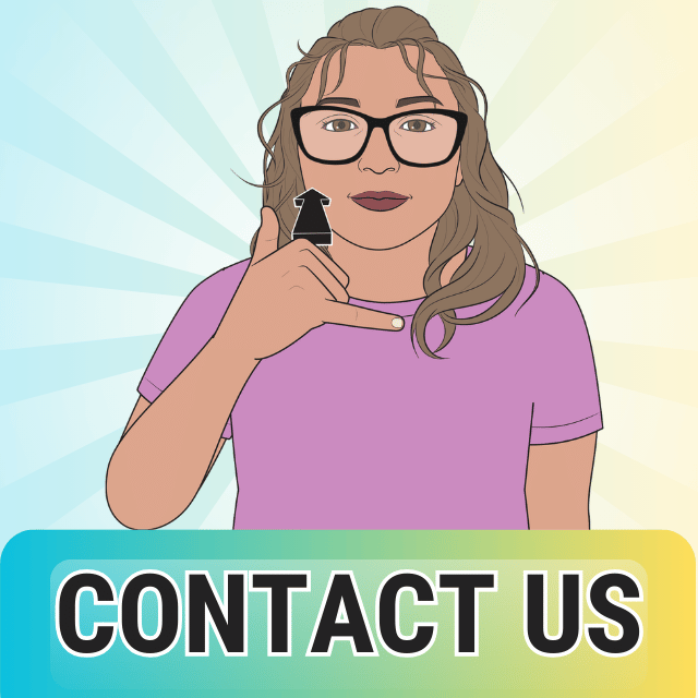 contact us sign language