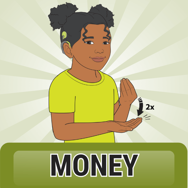 money sign language