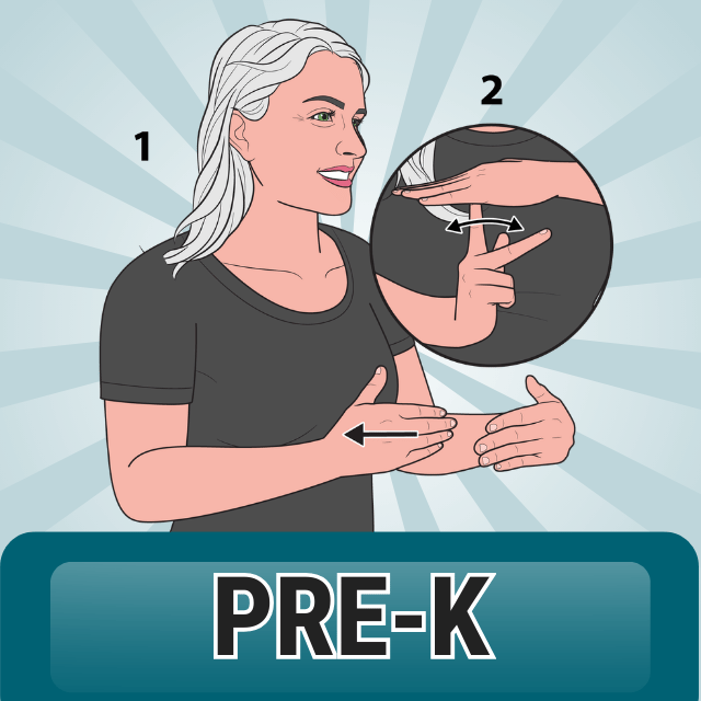 prek-k sign language