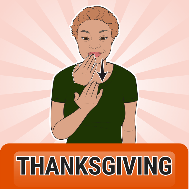 thanksgiving sign language