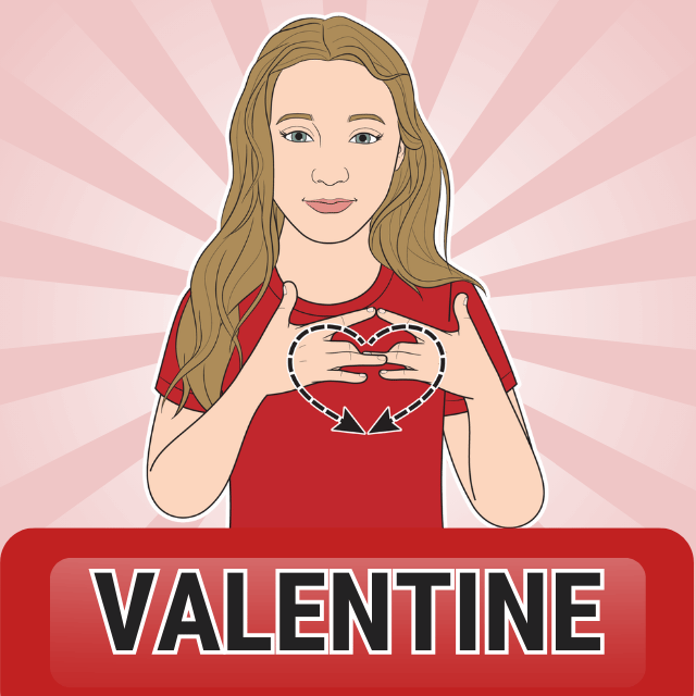 valentine sign language