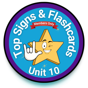 Signing Stars Unit 10 Top Elementary Signs (Members Only)