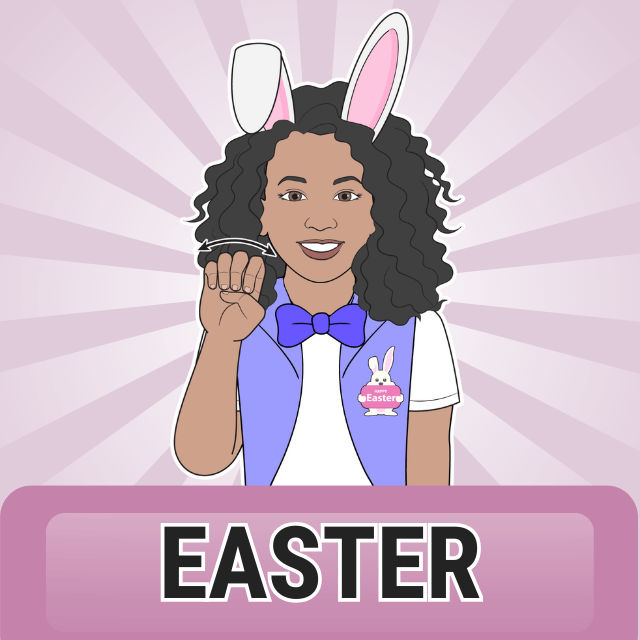 easter sign language resources