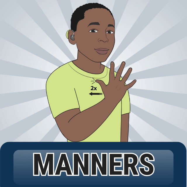 manners sign language resources