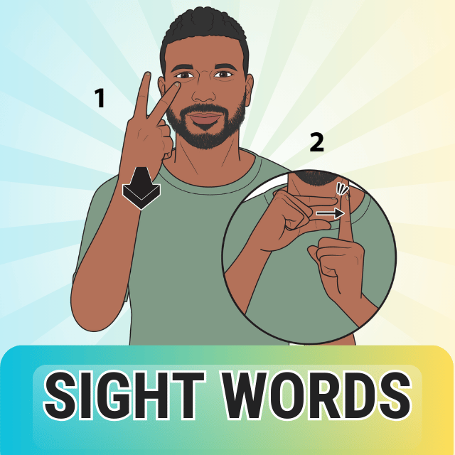 sight words sign language resources